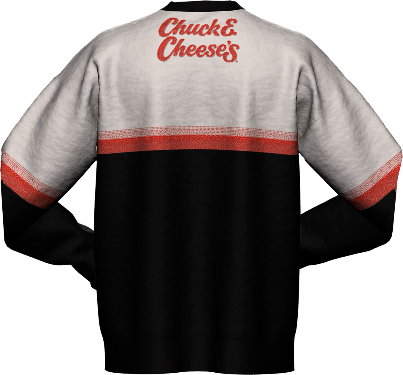 Classic Logo Chuck E. Cheese Knitted Sweater