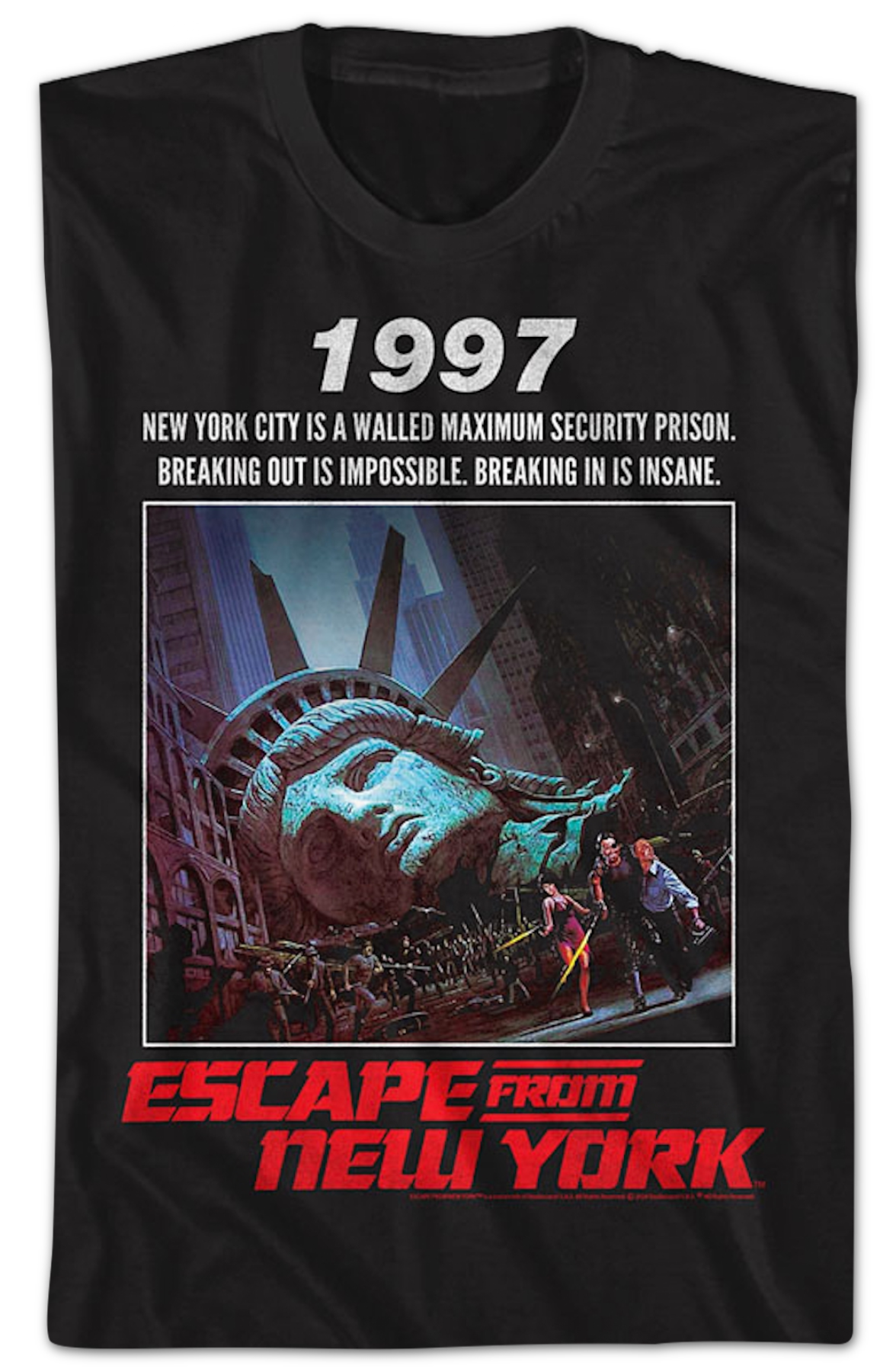 Classic Poster Escape From New York T-Shirt