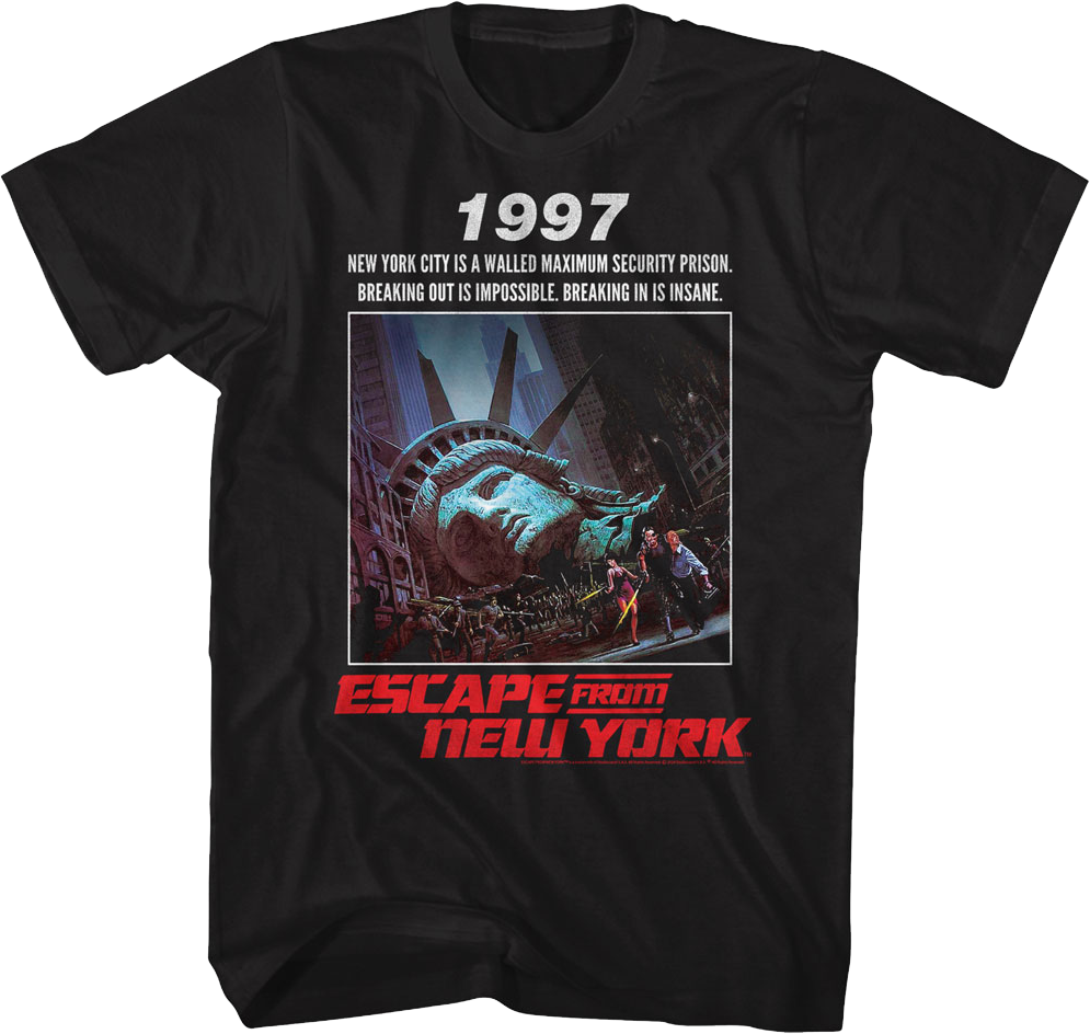 Classic Poster Escape From New York T-Shirt