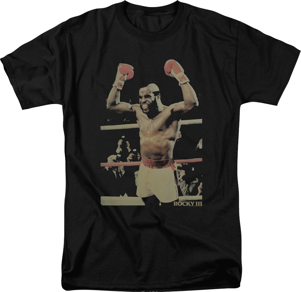 Clubber Lang Celebrating Rocky III T-Shirt