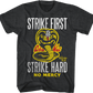 Cobra Kai T-Shirt/Hoodie/Socks/Keychain/Headband/Plush Pillow Combo