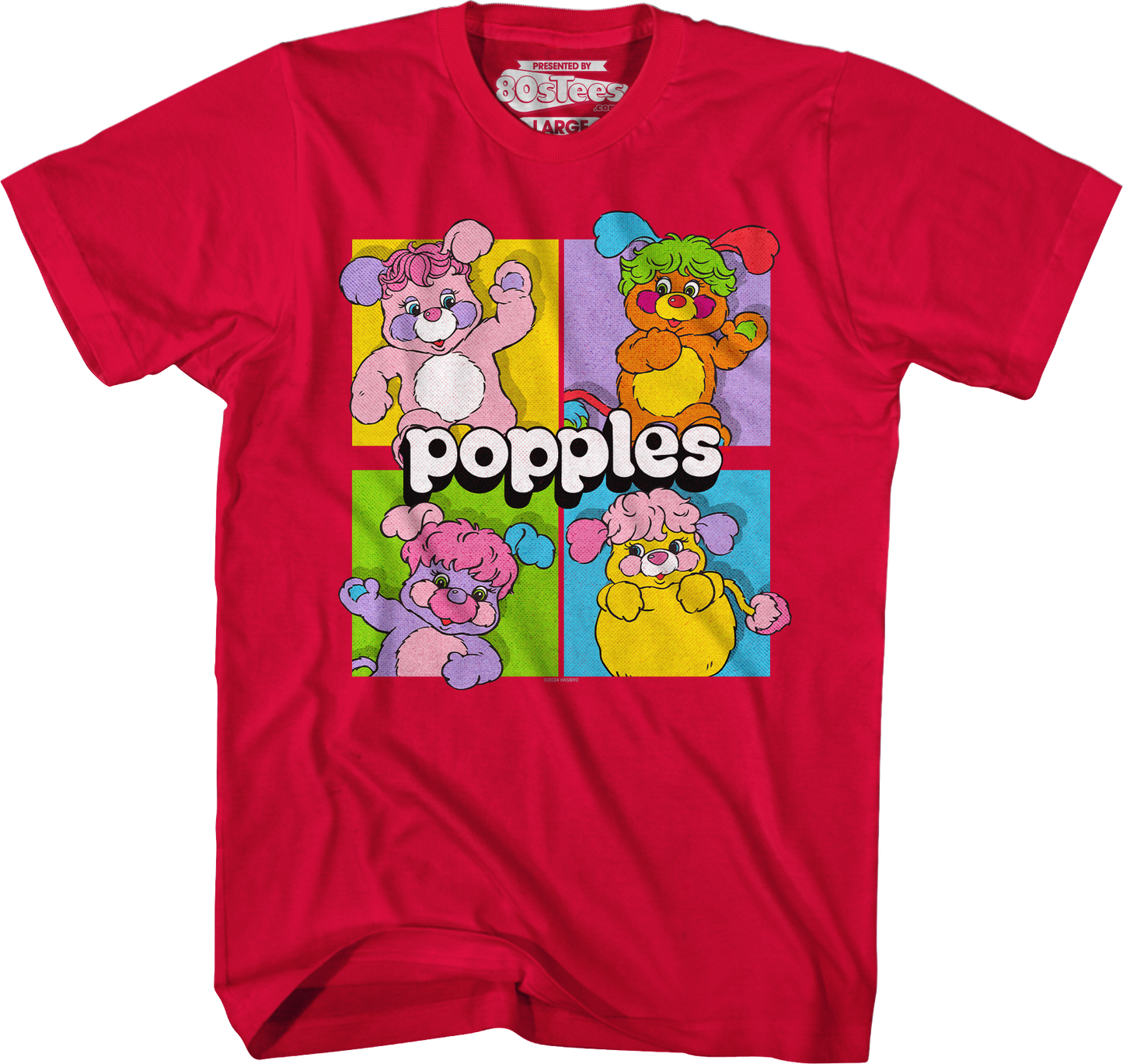 Colorful Blocks Popples T-Shirt