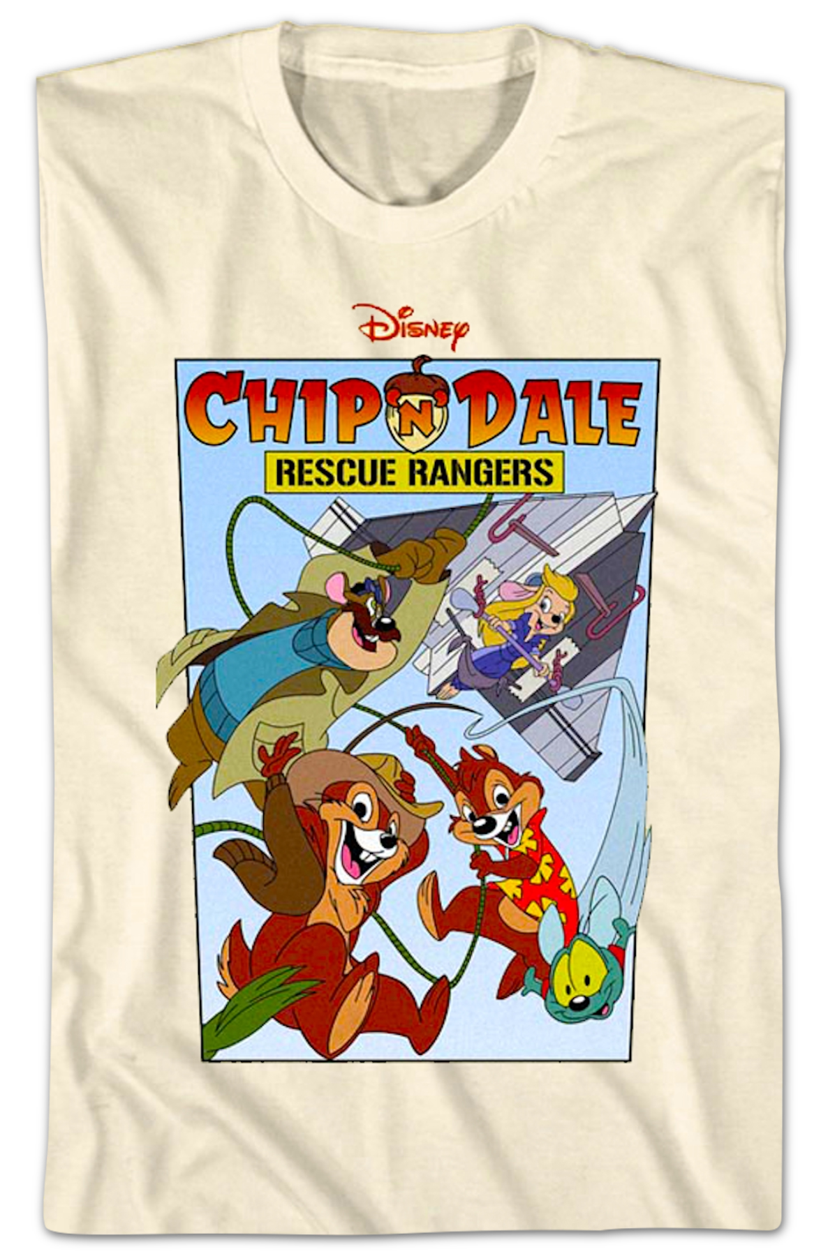 Comic Book Cover Chip 'n Dale Rescue Rangers T-Shirt