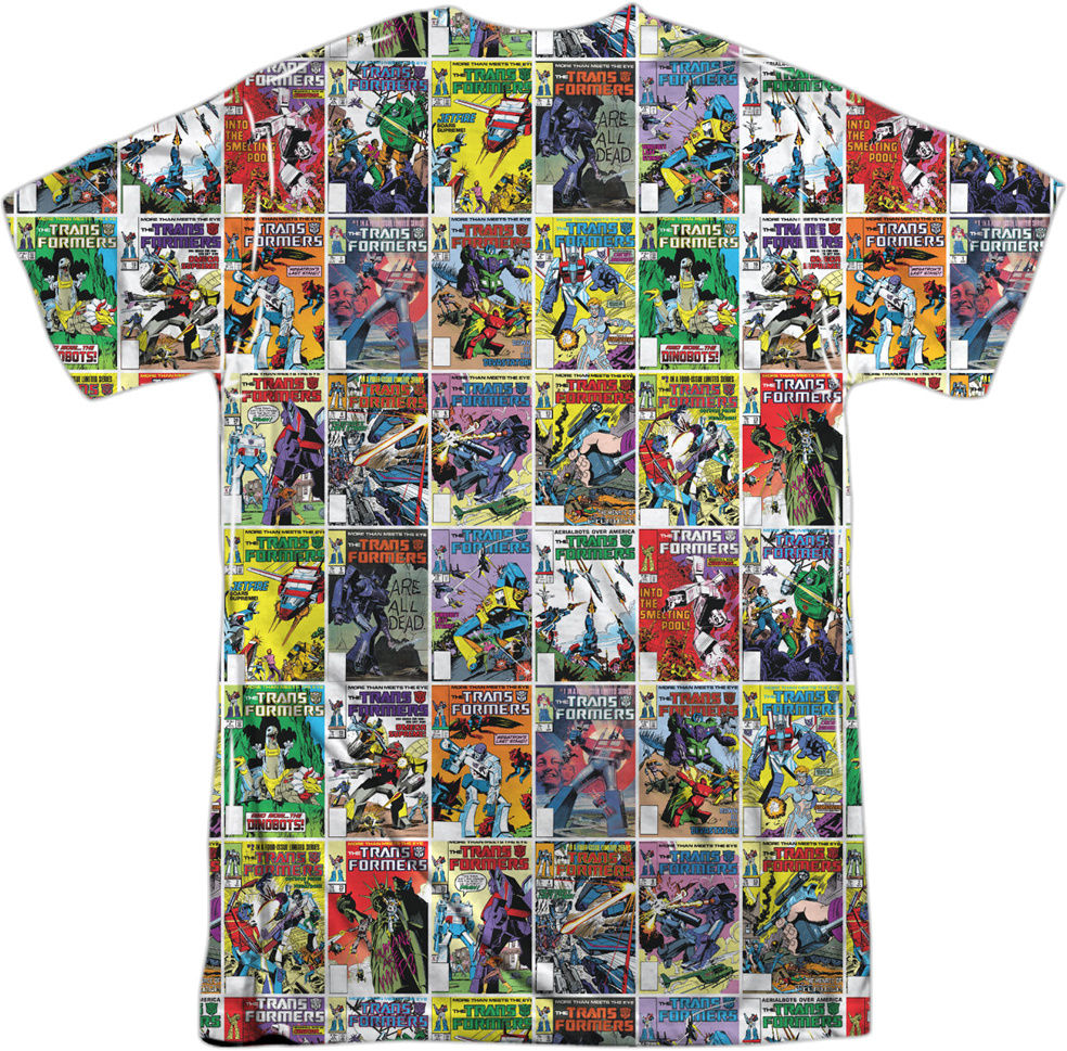 Comic Book Covers Transformers T-Shirt
