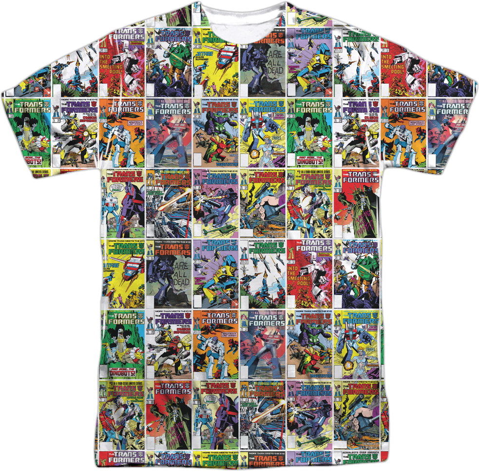 Comic Book Covers Transformers T-Shirt