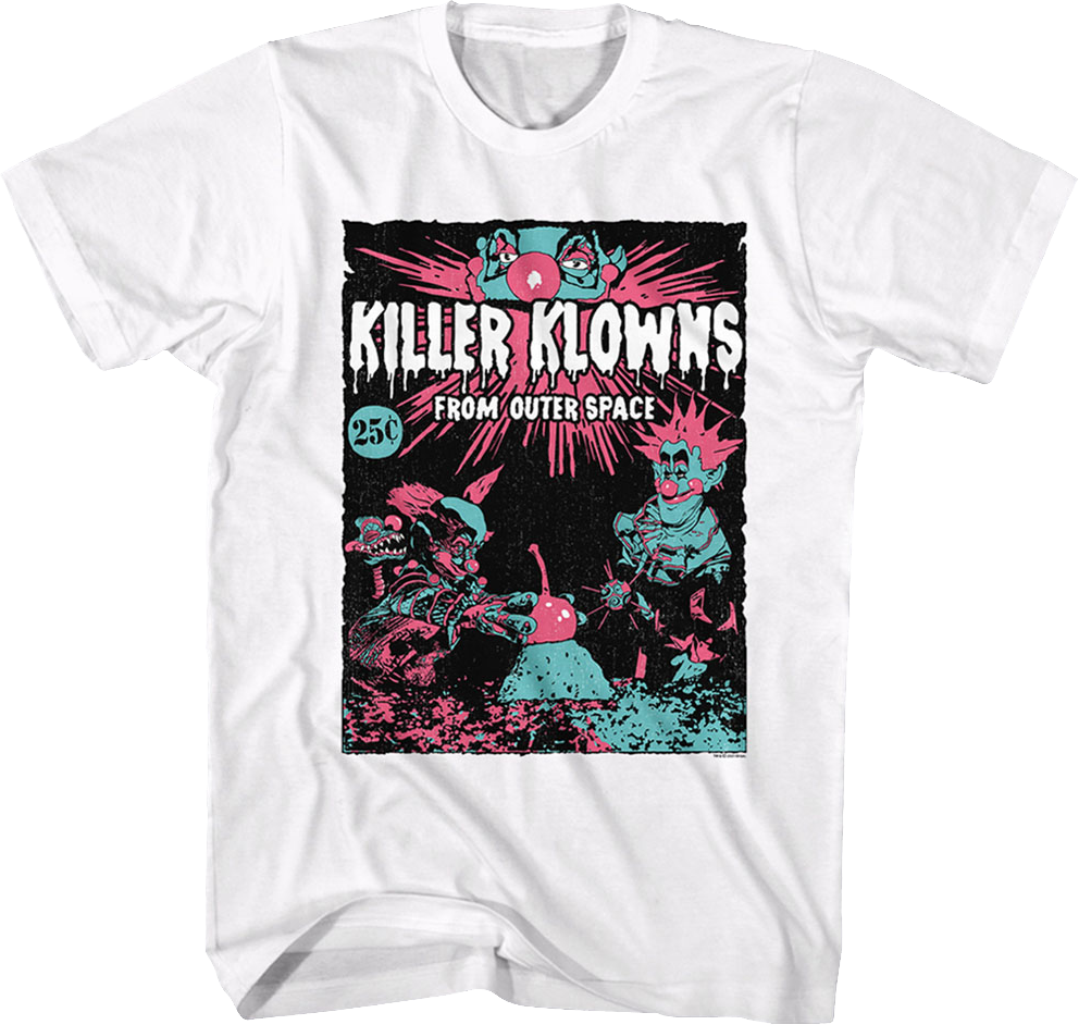 Comic Book Killer Clowns From Outer Space T-Shirt