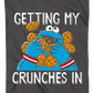 Cookie Monster Getting My Crunches In Sesame Street T-Shirt