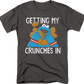 Cookie Monster Getting My Crunches In Sesame Street T-Shirt