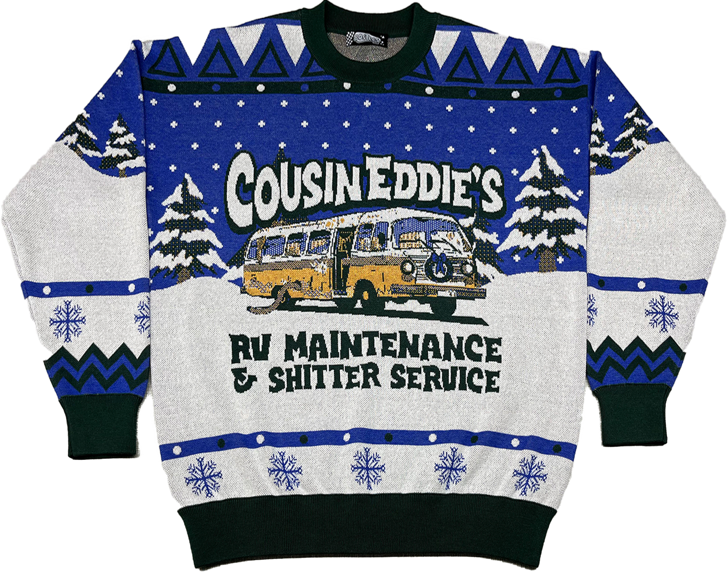 Cousin Eddie's RV Maintenance Christmas Vacation Knitted Sweater