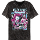 Crazy Collage Killer Klowns From Outer Space Mineral Wash T-Shirt