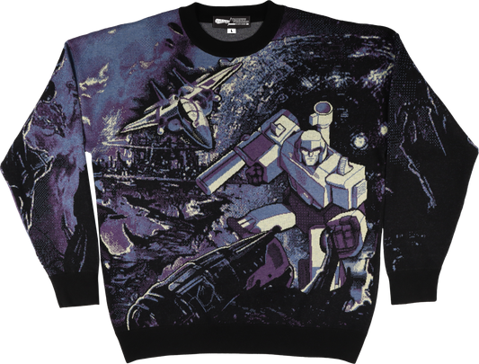 Cybertron Decepticons Transformers Knitted Sweater