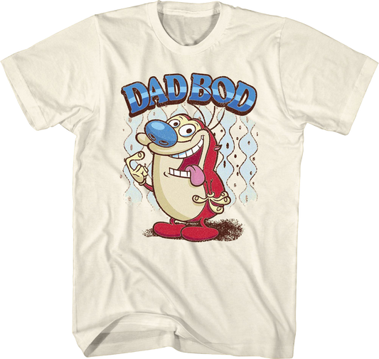 Dad Bod Ren and Stimpy T-Shirt
