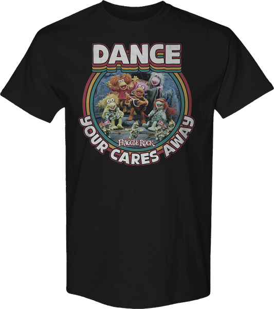 Dance Your Cares Away Rainbow Circle Fraggle Rock T-Shirt