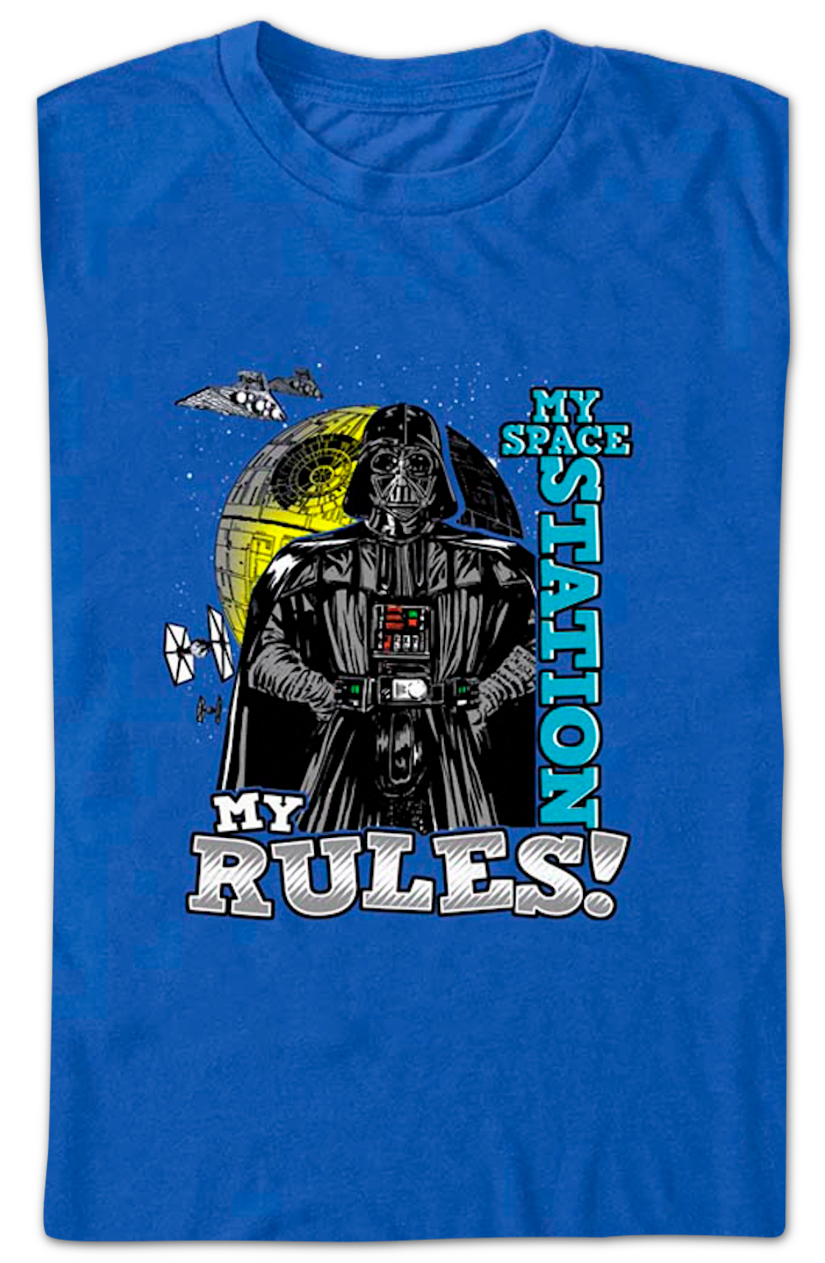 Darth Vader My Space Station My Rules Star Wars T-Shirt