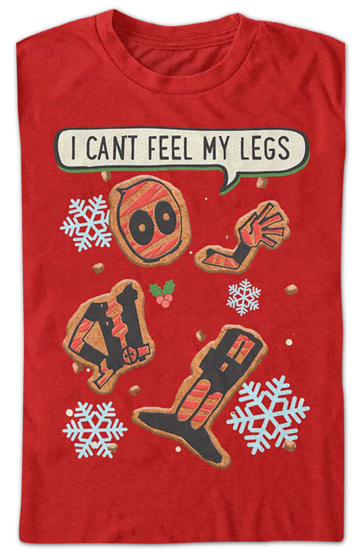 Deadpool Gingerbread Man Marvel Comics T-Shirt