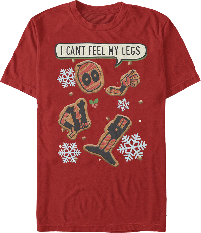 Deadpool Gingerbread Man Marvel Comics T-Shirt