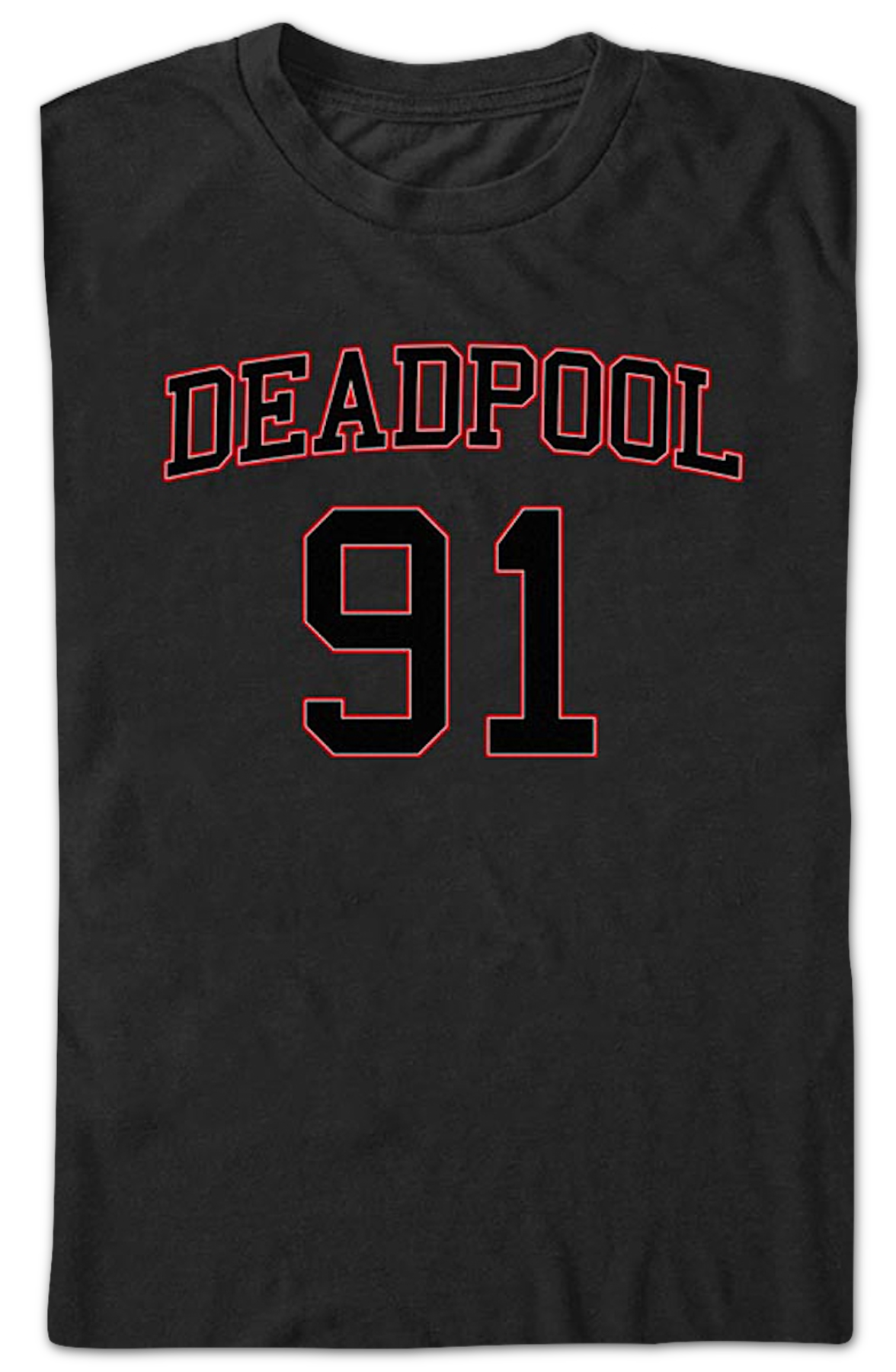 Deadpool Jersey Number Marvel Comics T-Shirt