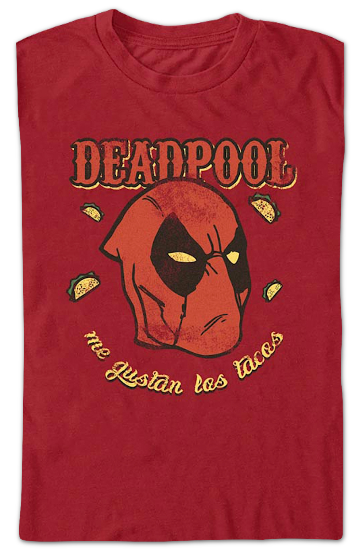 Deadpool Me Gustan Las Tacos Marvel Comics T-Shirt