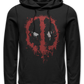 Deadpool Paint Splatter Logo Marvel Comics Hoodie