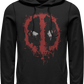 Deadpool Paint Splatter Logo Marvel Comics Hoodie