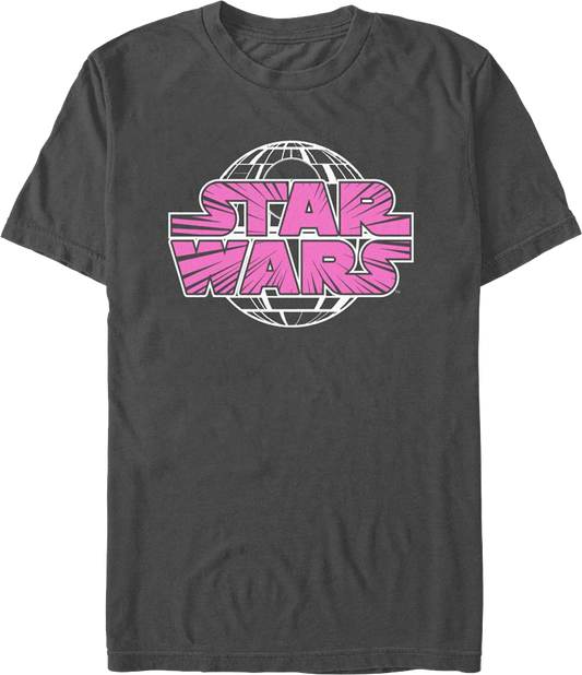 Death Star Bursting Logo Star Wars T-Shirt