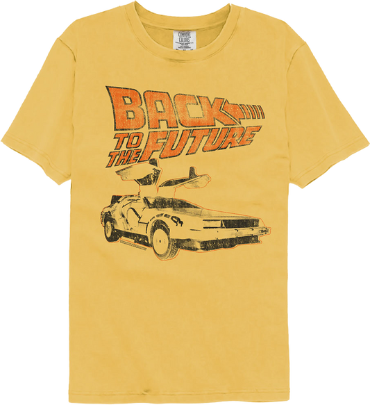 DeLorean Back To The Future Comfort Colors Brand T-Shirt