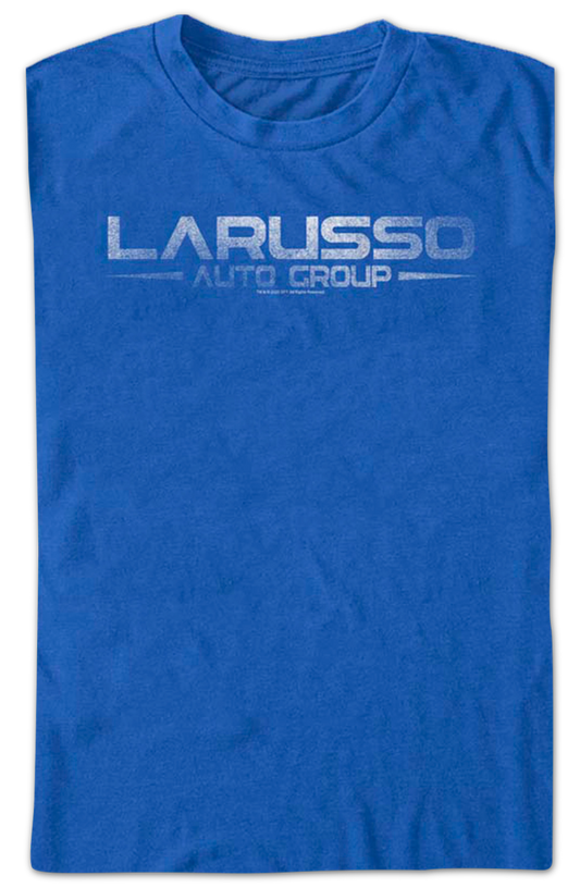 Distressed LaRusso Auto Group Logo Cobra Kai T-Shirt