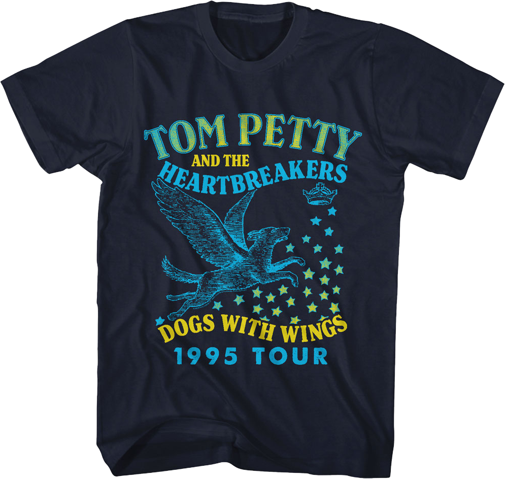 Dogs With Wings 1995 Tour Tom Petty And The Heartbreakers T-Shirt