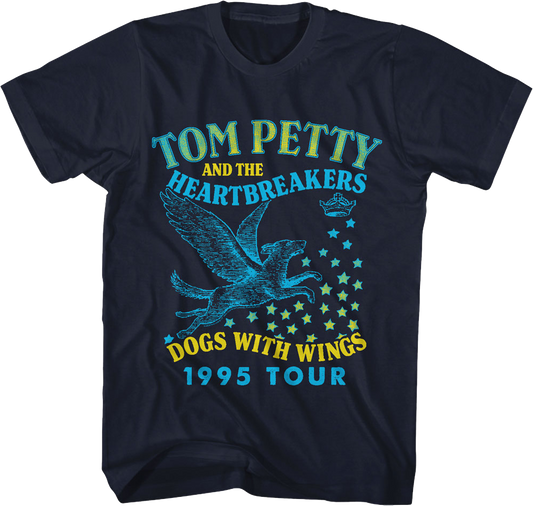 Dogs With Wings 1995 Tour Tom Petty And The Heartbreakers T-Shirt