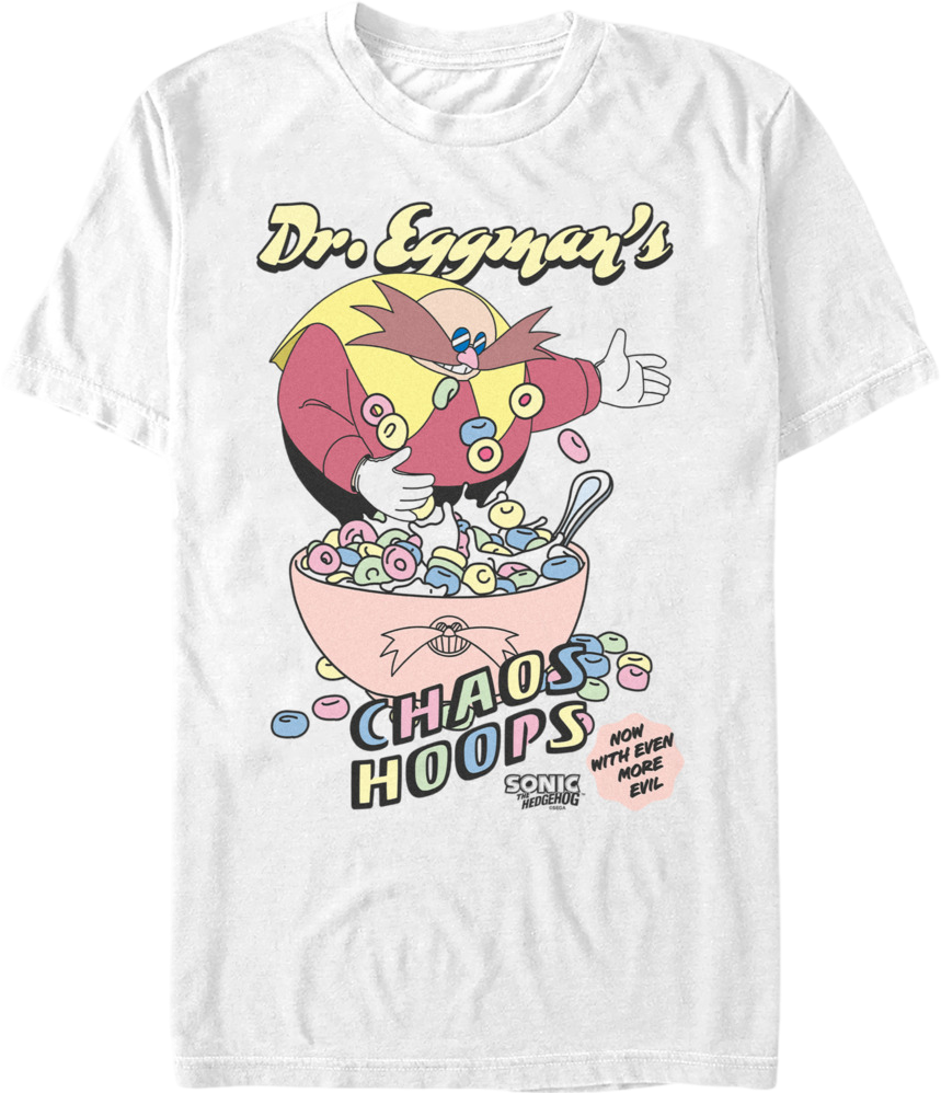 Dr. Eggman's Chaos Hoops Sonic The Hedgehog T-Shirt