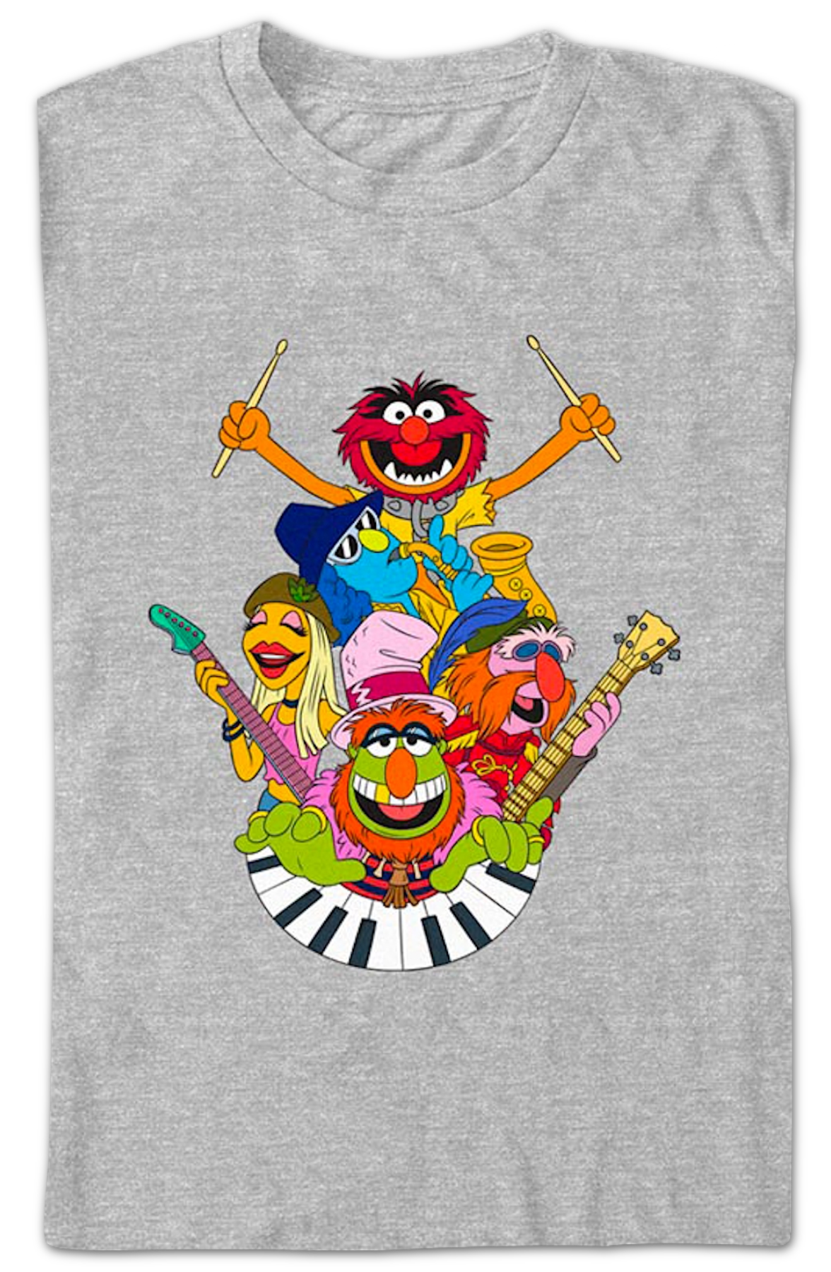 Dr. Teeth And The Electric Mayhem Group Photo Muppets T-Shirt