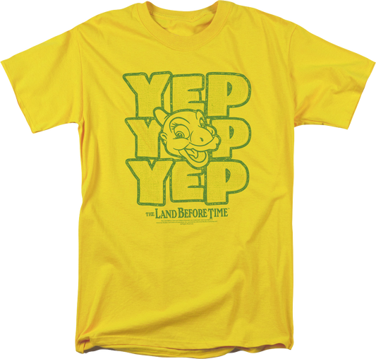 Ducky Yep Yep Yep Land Before Time T-Shirt