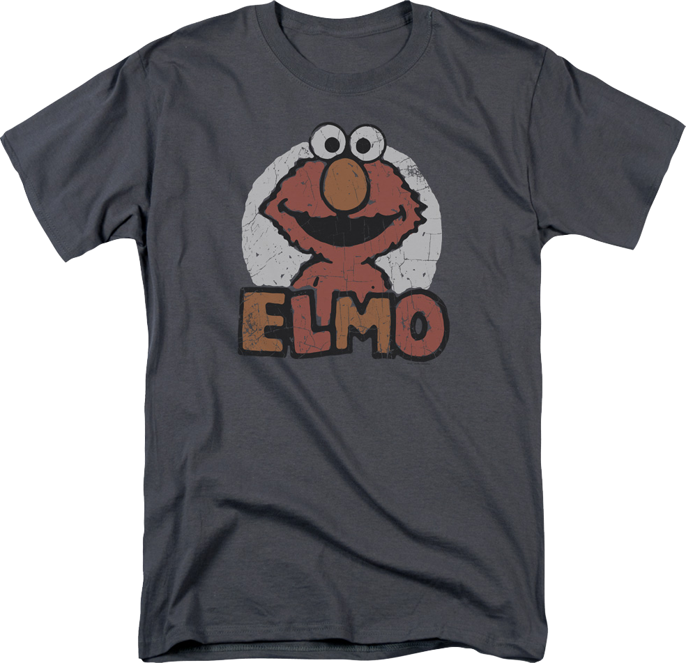 Elmo Illustration Sesame Street T-Shirt