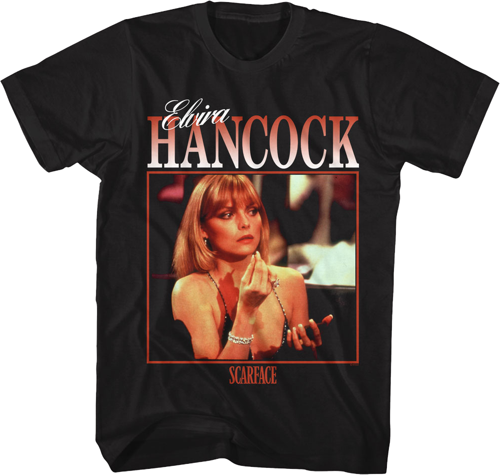 Elvira Hancock Photo Scarface T-Shirt