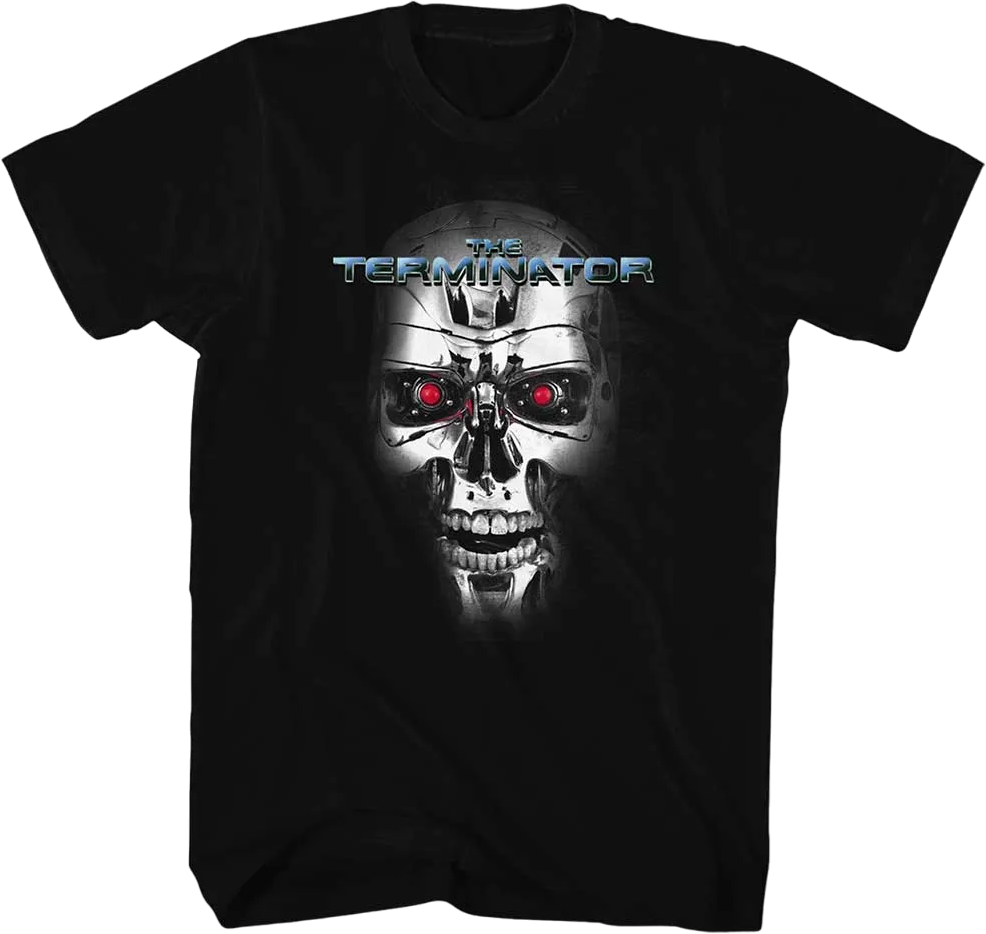 Endoskeleton Skull Terminator T-Shirt