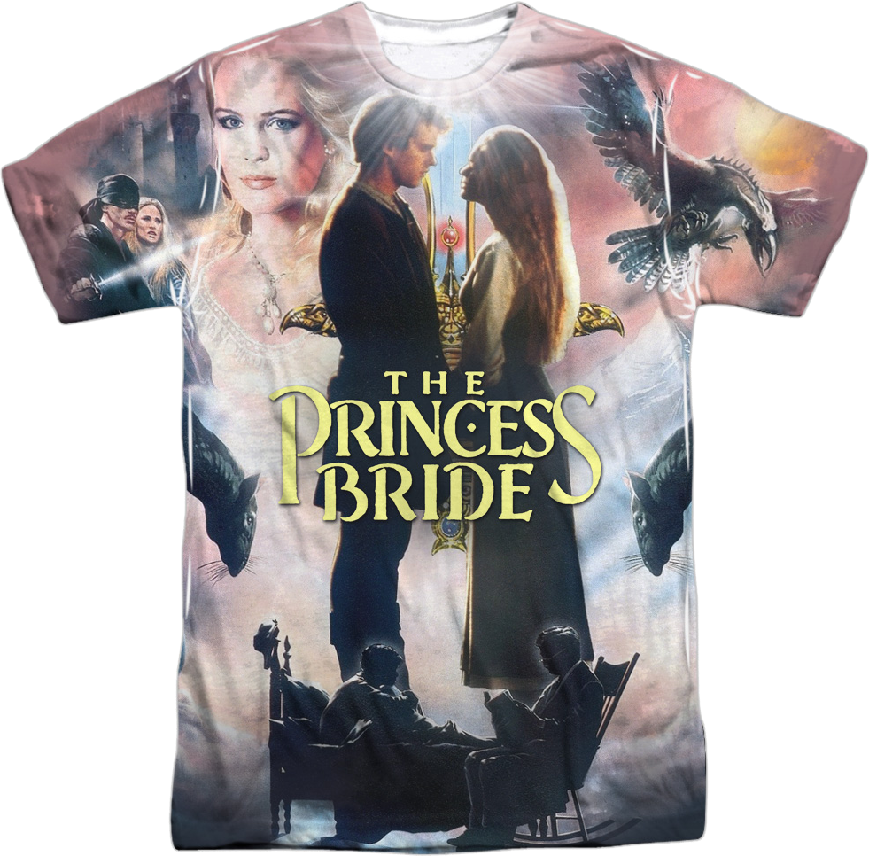 Fairy Tale Collage Princess Bride T-Shirt