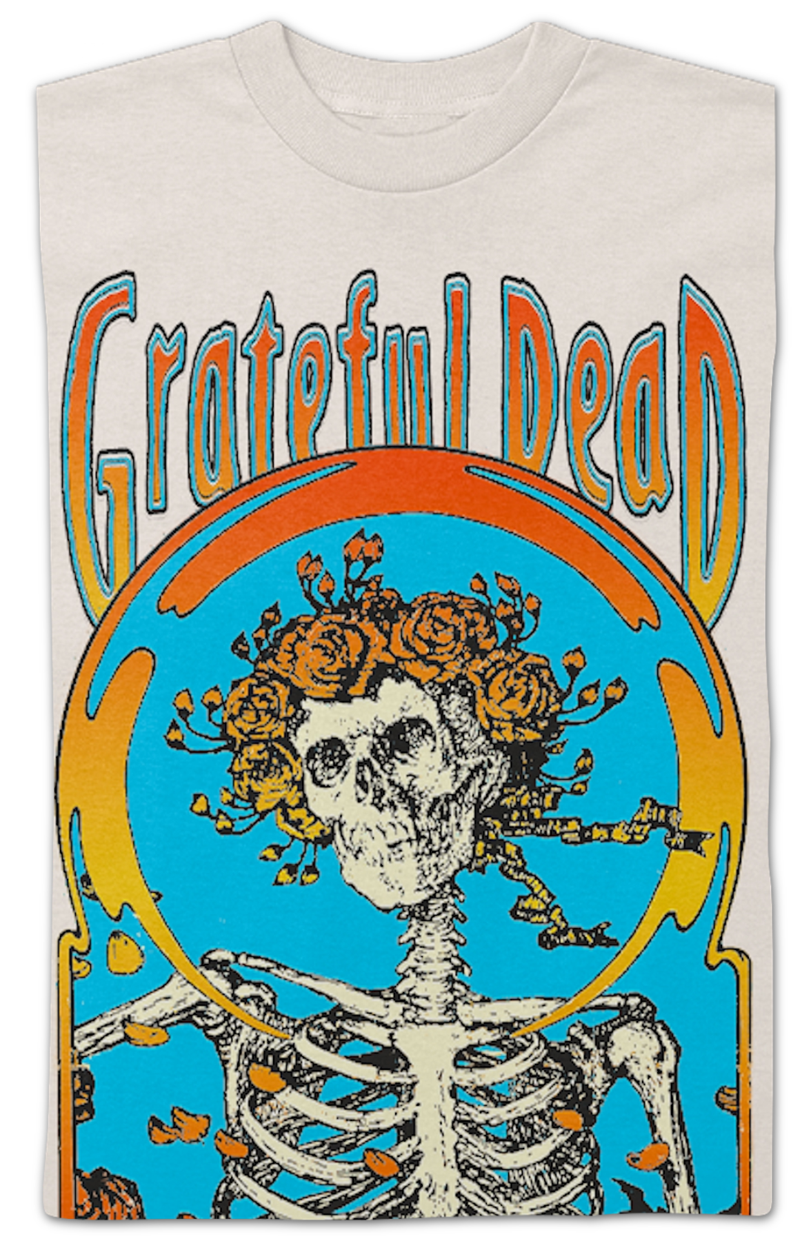Flower Skeleton Grateful Dead T-Shirt