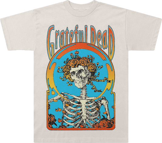 Flower Skeleton Grateful Dead T-Shirt
