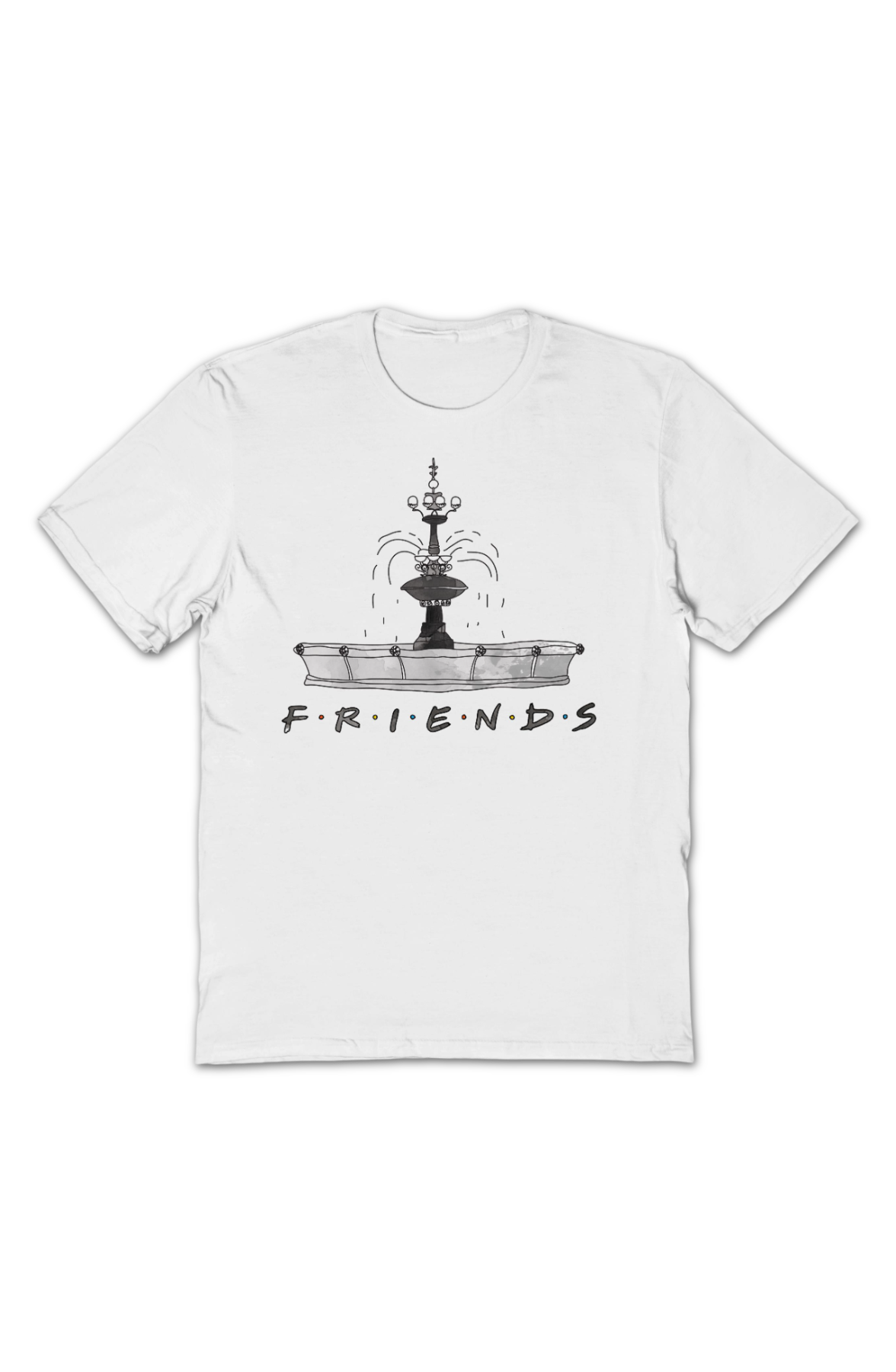 Fountain Sketch Friends T-Shirt