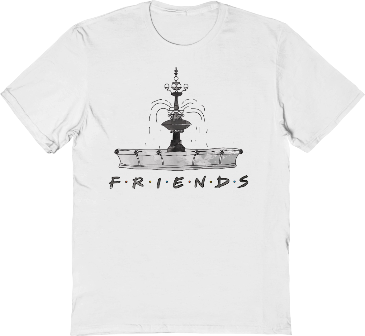 Fountain Sketch Friends T-Shirt