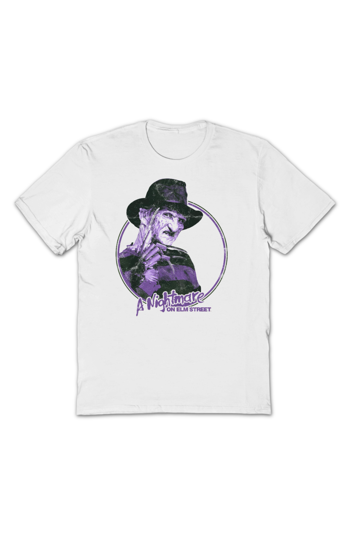 Freddy Krueger Retro Circle Nightmare On Elm Street T-Shirt