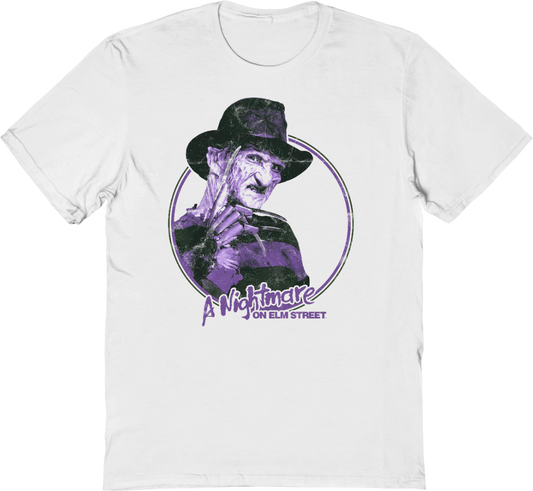 Freddy Krueger Retro Circle Nightmare On Elm Street T-Shirt