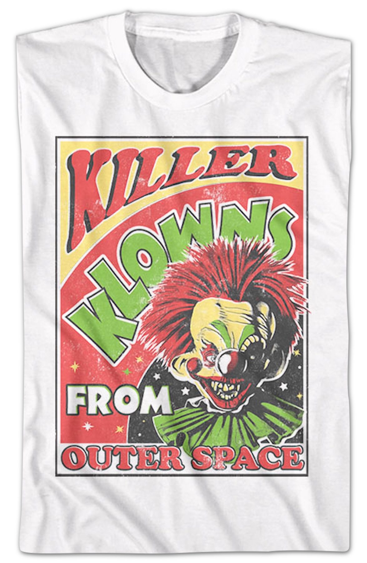 Front & Back Alien Bozos Killer Klowns From Outer Space T-Shirt