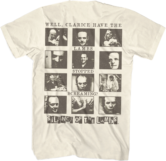 Front & Back Collage Silence of the Lambs T-Shirt