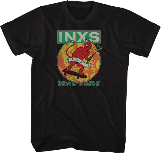 Front & Back Devil Inside INXS T-Shirt