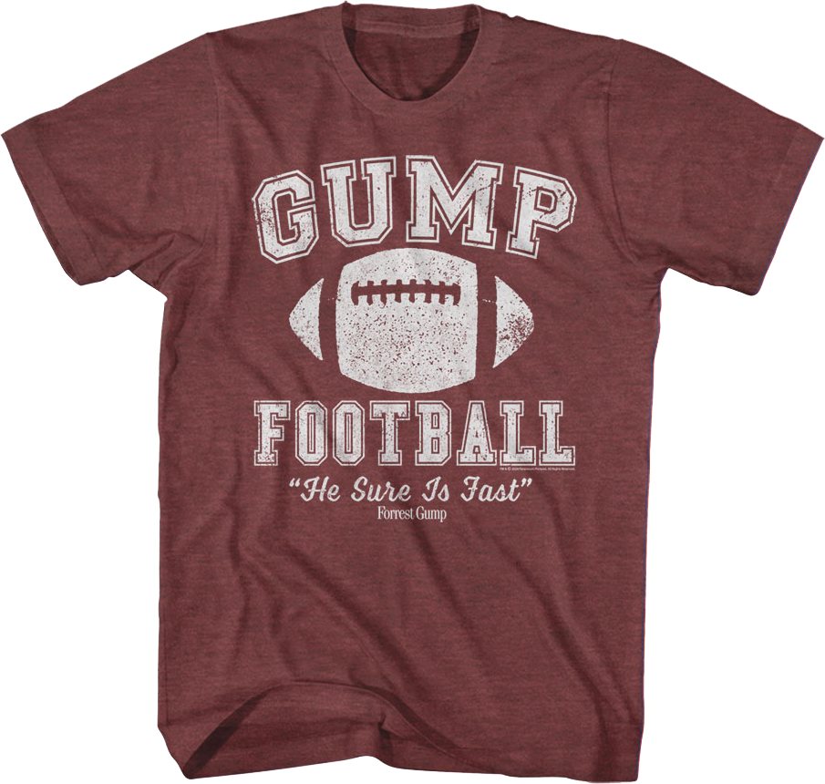 Front & Back Football Jersey Forrest Gump T-Shirt