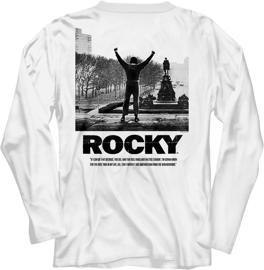 Front & Back Go The Distance Rocky Long Sleeve Shirt