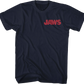 Front & Back Movie Poster Jaws T-Shirt