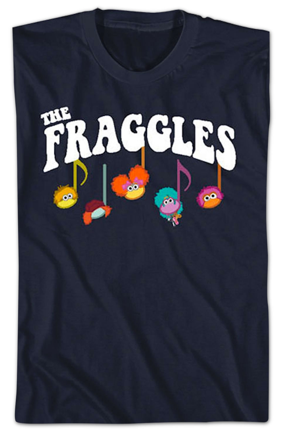 Front & Back Music Notes Fraggle Rock T-Shirt