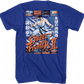 Front & Back Ryu Fight Scenes Street Fighter II T-Shirt